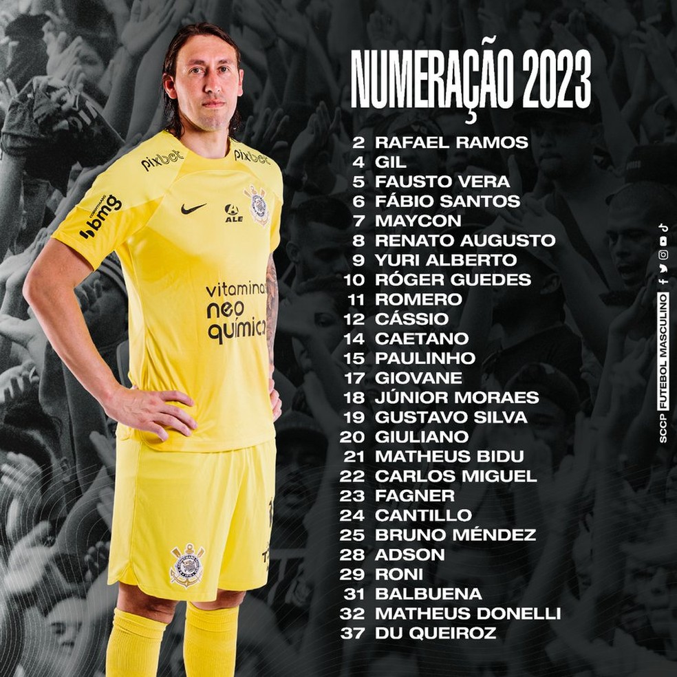 Camisa 14 do Corinthians: Quem já vestiu e quem veste atualmente?