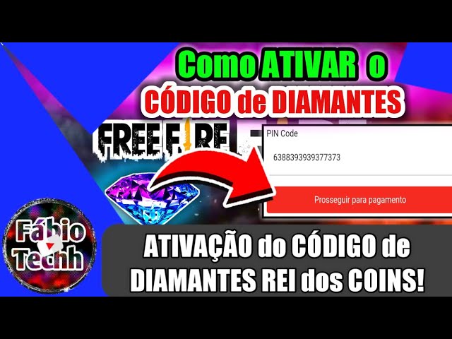 Código de diamante Free Fire: Onde encontrar e como ativar?