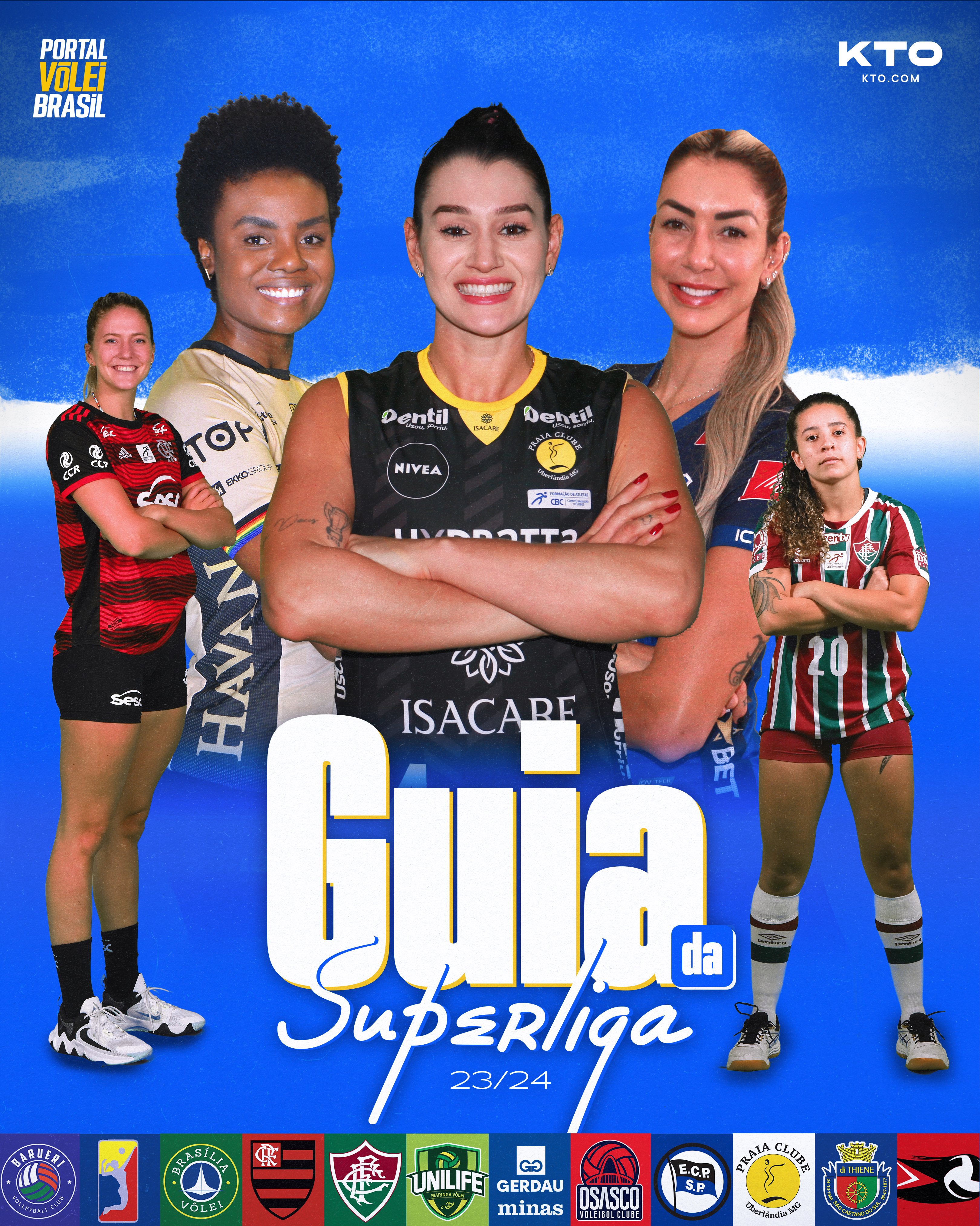 Superliga de vôlei feminina 23/24: Guia completo para não perder nenhum jogo!