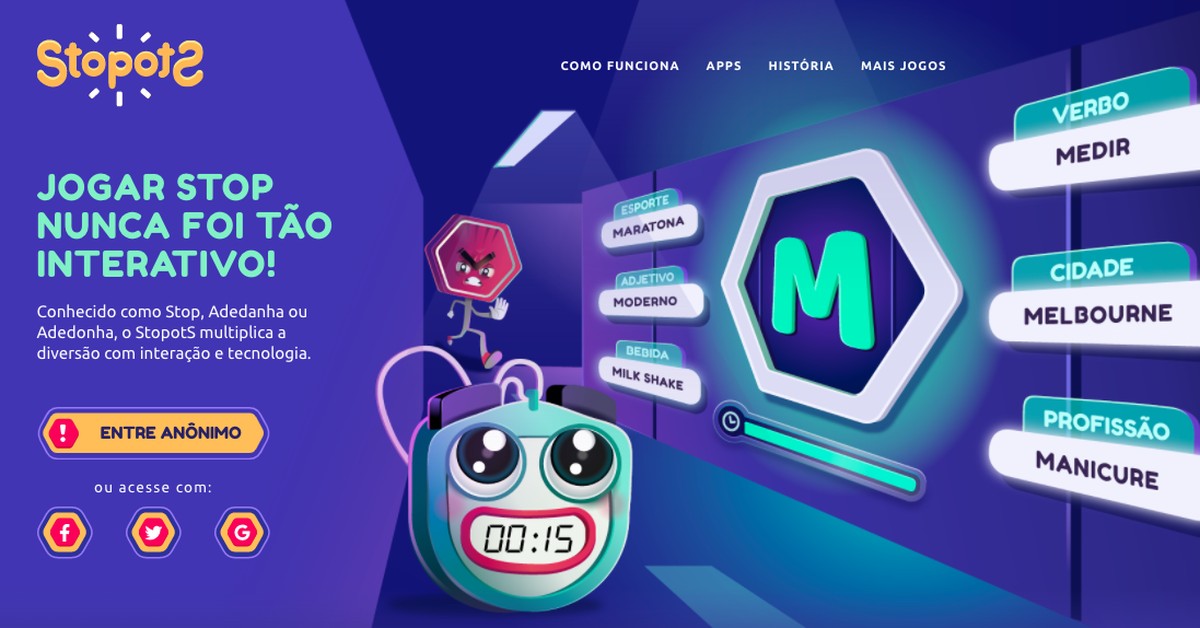 Onde posso jogar online, pois eu acredito em stop? Conheça as melhores plataformas e apps para se divertir hoje.