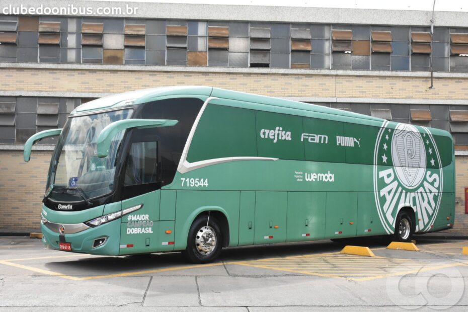 Ônibus Palmeiras:Conforto e Segurança Para os Jogadores do Campeão!