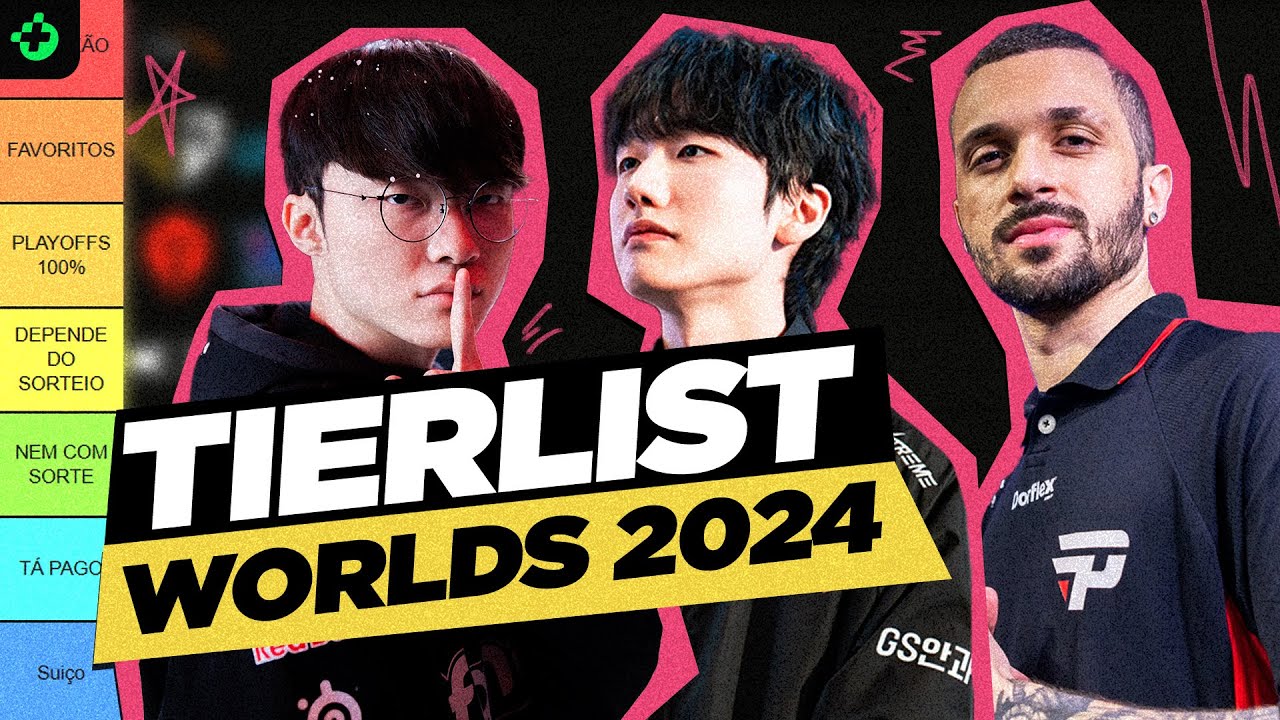 Previsão de vitórias no Worlds 2024: quem leva o título? Veja os palpites.