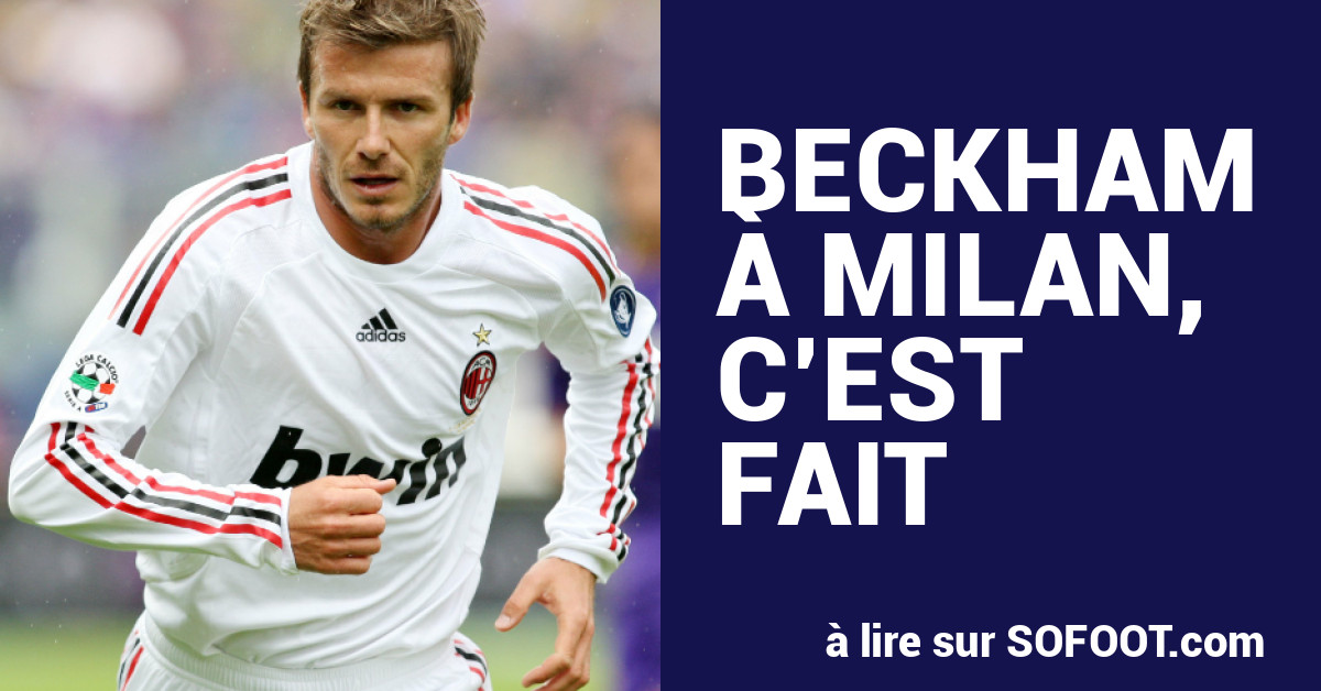 Beckham Milan valeu a pena? Relembre a trajetória do astro no time italiano.