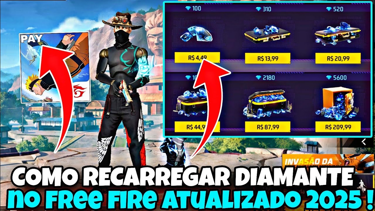 Como recarregar Diamond Free Fire? Guia prático e atualizado