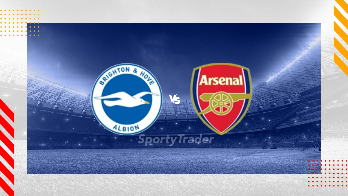 Brighton x Arsenal: Análise das classificações e chances de vitória