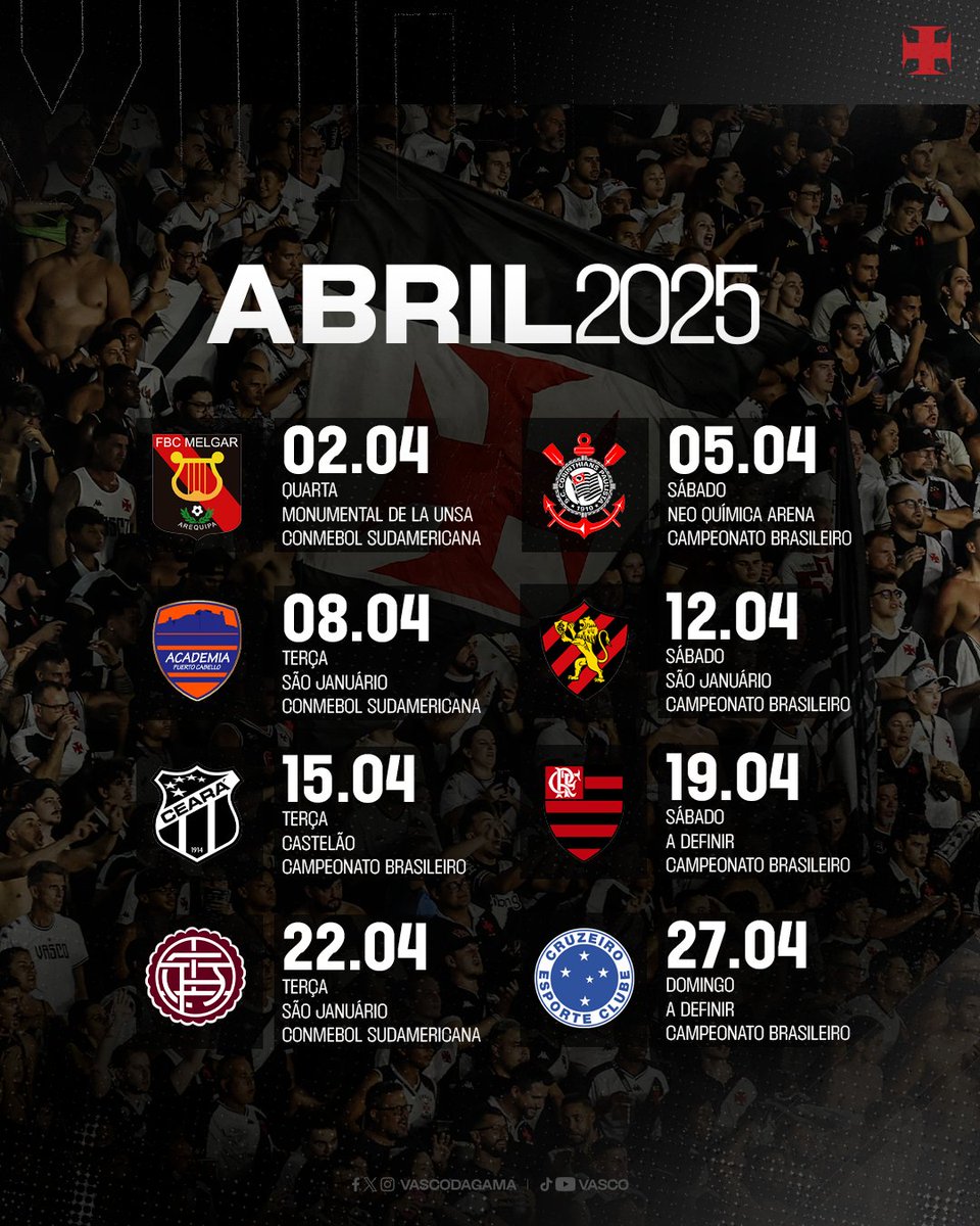Quer saber os vasco proximo jogos? Veja o calendário completo aqui!
