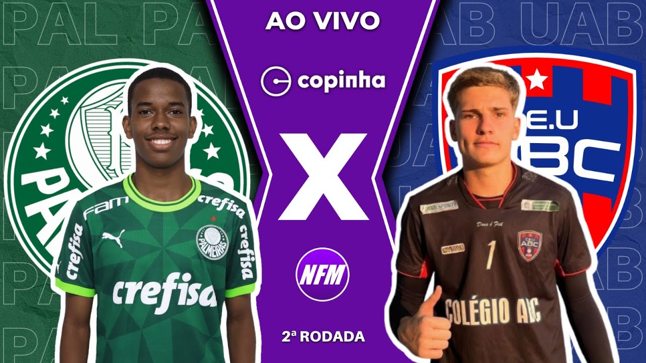 Onde ver as estatísticas de União ABC Sub-20 x Palmeiras Sub-20? Confira os números completos aqui!