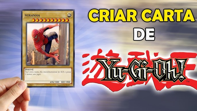 Imagem de cartas de Yu Gi Oh aprenda a criar suas proprias cartas unicas