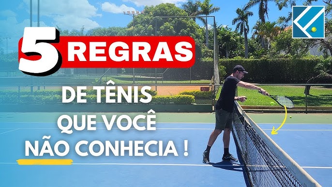 Entenda as regras tênis: bem simples!