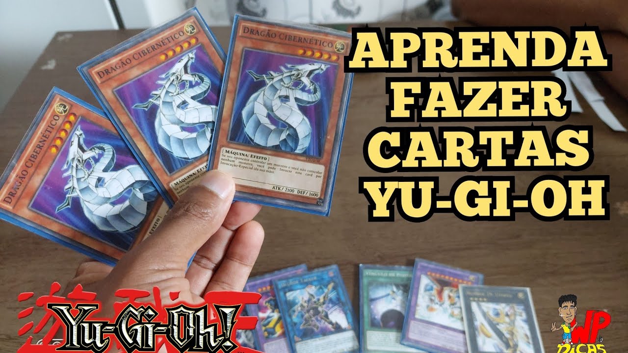 Imagem de cartas de Yu Gi Oh aprenda a criar suas proprias cartas unicas