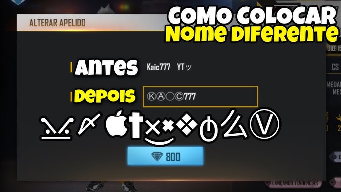 Aprender a fazer letras nick ff (Tutorial simples e eficiente agora)