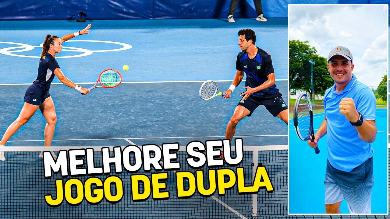 Melhore seu jogo em tenis dupla com 4 técnicas fáceis de aplicar.