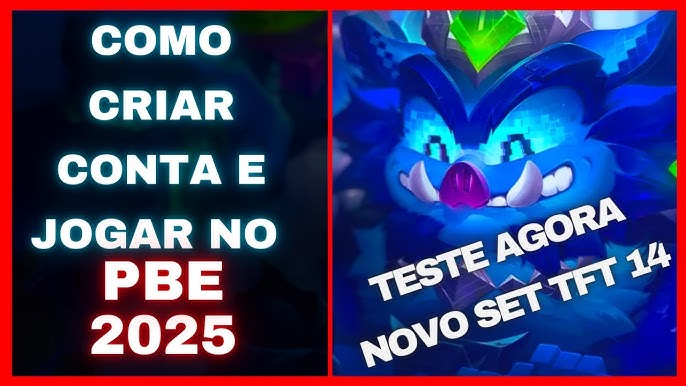 Criar conta PBE LOL passo a passo tutorial rapido para iniciantes